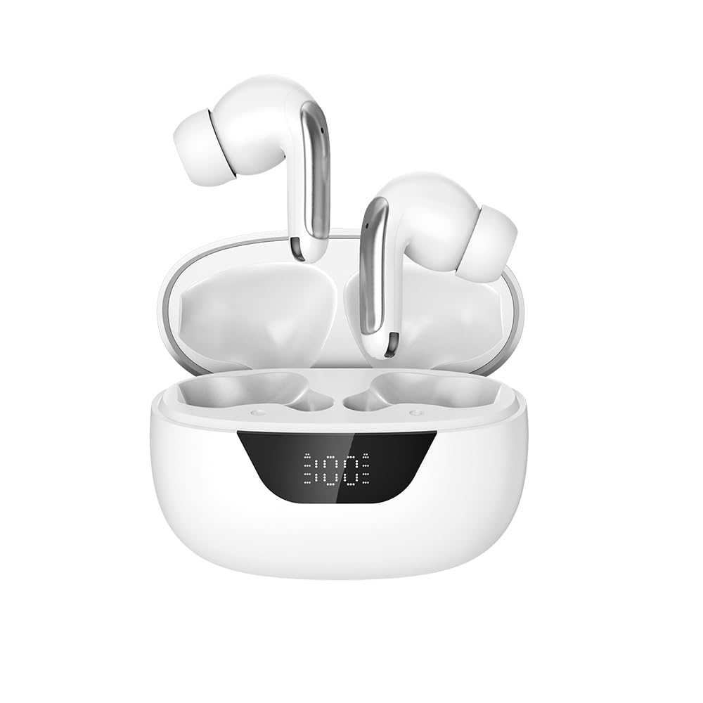 Auricolari wireless Bluetooth 5.3 (bianco)