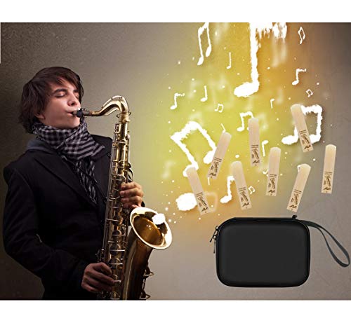 ZBY Clarinet Reed Case for 12 Reeds Case compatible with saxophone or Woodwinds, Multi purpose preservation Reeds Case Carry Storage Holder reeds case - Thumbnail 7