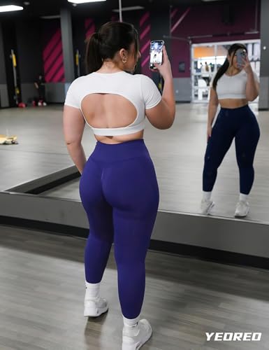 Image of YEOREO Boost Amplify Leggings for Women Seamless Scrunch Leggings Athletic