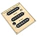Swhmc 3PCS SSS Single Coil Pickup for Fender Strat SQ Style Electric Guitar N/M/B for 6 String Guitar Part