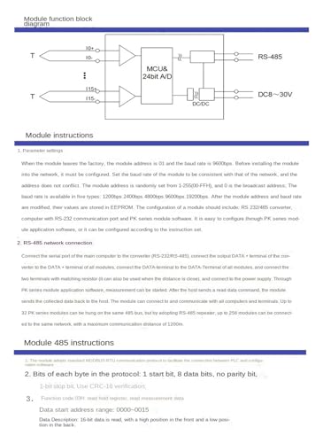 Module d'acquisition de température 16 canaux RS485 résout le câblage complexe