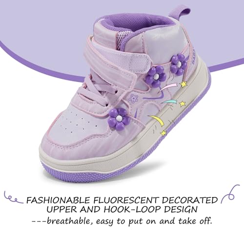 Babaya Girls Running Shoes Kids Tennis Athletic Sneakers Comfortable Lightweight Breathable Walking Shoes Non-Slip Girls Sneakers2