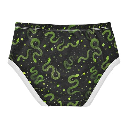 Girls Underwear Soft Cotton Snakes Kids Panties in Sizes 2/3t, 4t, 5t, 6 and 82
