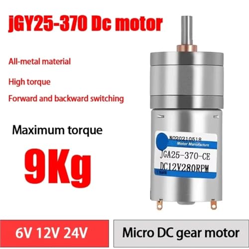 Moteur à engrenages à couple élevé JGA25-370 24V pour automatisme - 2