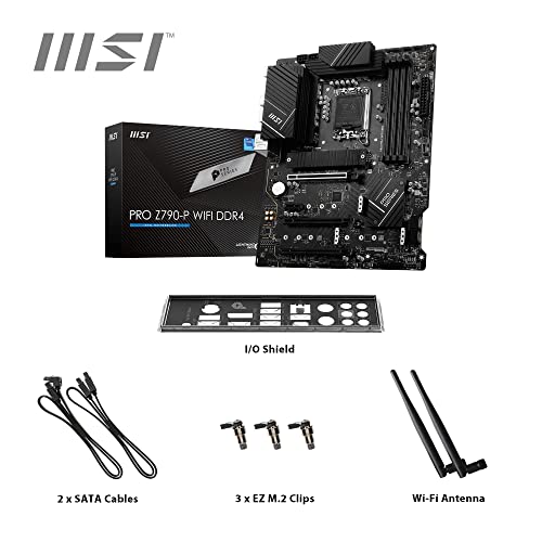 PRO Z790-P WIFI DDR4 , ATX, Supporta Processori Intel Core di 12a e 13a Generazione, LGA 1700, DrMOS 55A, DDR4 Memory Boost 5333+MHz/OC, PCIe 5.0 e 4.0 x16, 4 x M.2 Gen4, Wi-Fi 6E, 2.5G LAN - Scheda madre - Immagine 6