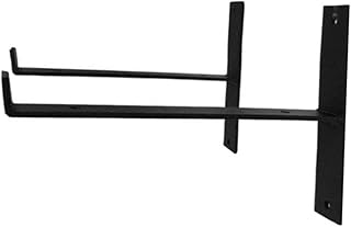 Uonlytech Shelf Bracket 2pcs/lot Wall Shelf Brackets Home Shelf Brackets Wall Mount Bracket Wall Mount Shelf Wall Hanging Household Tripod Black Shelf Brackets Wall Bracket