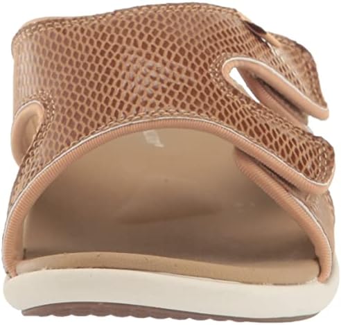 REVITALIGN Women's Comfort Slide Sandal, TAN, 9 Wide | Image 1
