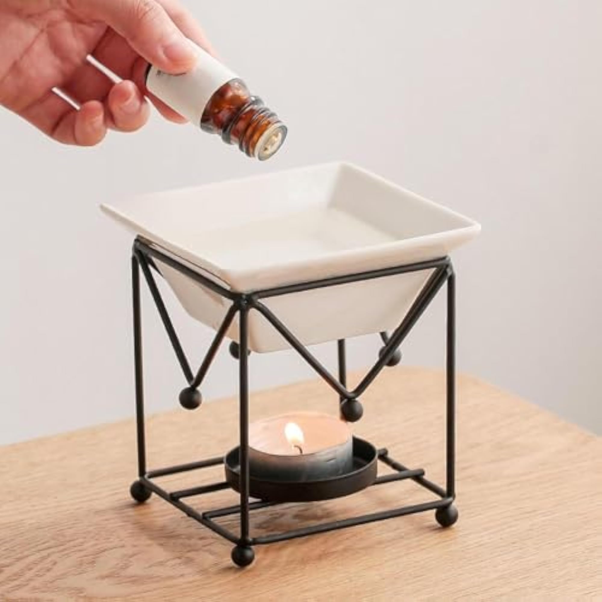Metal Essential Oil Burner Aroma Diffuser for Spa
