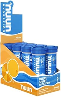 Nuun Sport: Electrolyte Drink Tablets, Orange,10 Count (Pack of 8)