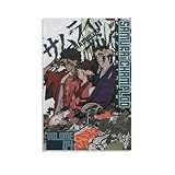 EWAIDI Samurai Champloo Anime 15 Canvas Wall Art Poster For Room Aesthetic And Decor Poster For Bedroom Living Room Bathroom Kitchen Office Decor 12x18inch(30x45cm) Unframe-style