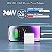 iPhone Charger 10 FT [MFi Certified], 2 Pack 20W USB C Wall Charger Block with 2 Pack 10FT USB C to Lightning Fast Charging Cable Compatible for iPhone 14/14 Pro/14 Pro Max/13/12/11/XS/XR/X/8, iPad