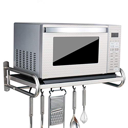 Küchenregal/Mikrowelle Rack / 304 Edelstahl Topf/Küche Zubehör Ablageboden (Größe: 38 * 18 * 53cm)