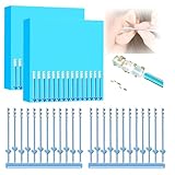 Sticky Ear Cleaning Stick, 48Pcs Earwax Removal Adhesive Swabs, Reusable Adhesive Ear Cleaning Sticks with Soft Flexible Tip, Gentle Ear Cleaner Tool