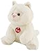 Trudi 19321 Jouet Chat Blanc Jouet en Peluche – Jouets en Peluche (Chat de Jouet, Beige, Blanc, 260 mm)