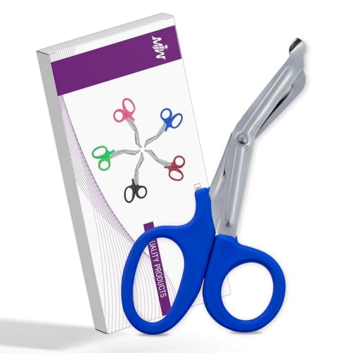 Paramedico Veterinario Emt Trauma Shear Infermiera Scissor Utility Benda forbici Fire Rescue First Aid Forbici CE Forbici da cucina per uso domestico -blu 7,5
