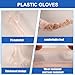 50 Pcs Waterproof Arm Cast Cover for Showering, Disposable Long Plastic Gloves for Cleaning, Cast Protector for Shower Arm, Broken Wound Waterproof Cast Cover