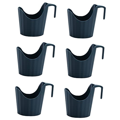 ULTECHNOVO 6Pcs Scalding Disposable Cup Holder Portable Paper Cup Sleeve for Hot Beverages and Easy to Clean for Home and Office Use