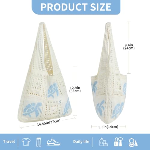 Bolso Tote de Crochet para Mujer miniatura 5