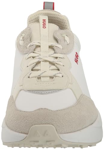 Image of HUGO Mens Running Style Mix Material Sneakers