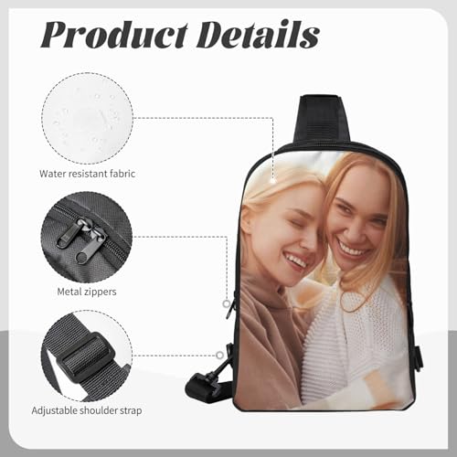 Custom Sling Bag Custom Bag Personalized Shoulder Daypacks Crossbody Bags Customize Image Logo Text Sling Shoulder Backpack4