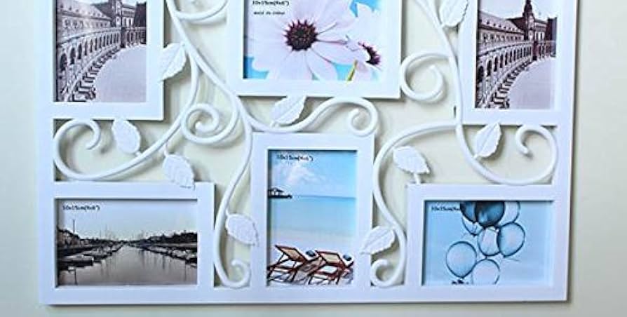 Amazon.co.jp: おしゃれ 大きい 壁掛け 9枚入れれる フォトフレーム