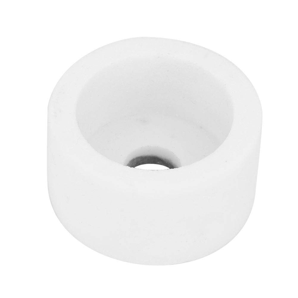 Corundum Grinding Wheel, 46/120 Grit Ceramic Polishing Wheel Grinding Stone Wheel Flaring Cup Wheel for Pneumatic Electric Rotary Grinding Machine - 75 x 40 x 20mm(White 46)