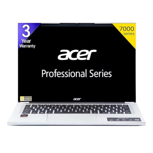 acer Professional14[New Launch], AMD Ryzen5 7430U Turbo Boost, 16GB DDR4, 512GB SSD, Win11 Pro, MSO21, 3 Year Warranty, IPS 14