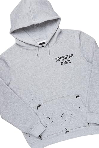 Men's Raffer Grey/White Hoodie/Super Stacked Flare Pant Set3