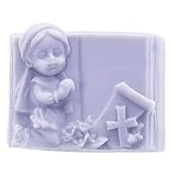  Lote de 25 und jabon figura libro niña rezando azul cielo, Regalos Originales. Complementos. Detalles para Bodas, Comuniones, Bautizos y Cumpleaños.