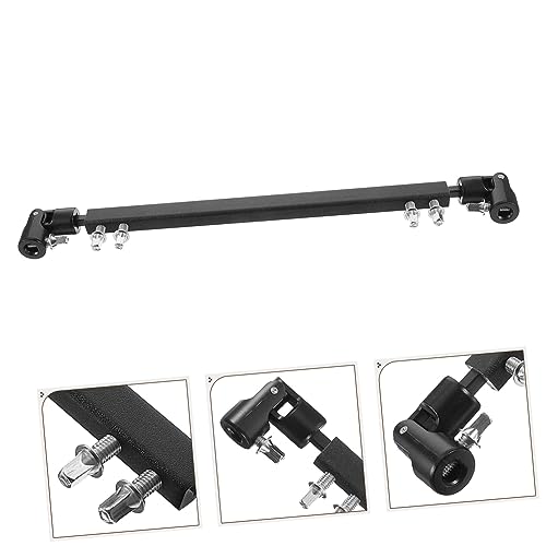 Barra Conectora Metal Doble Pedal Bombo Tambor Negra miniatura 5