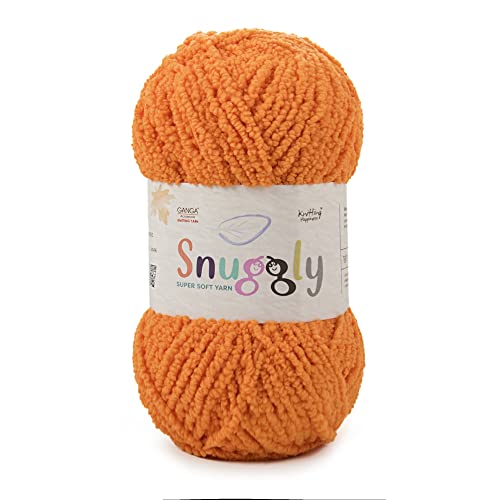 Image of Snuggly, 100% Polyester Yarn, Extra Soft Boucle Textured Yarn for Baby Articles, Shade No. SNG004