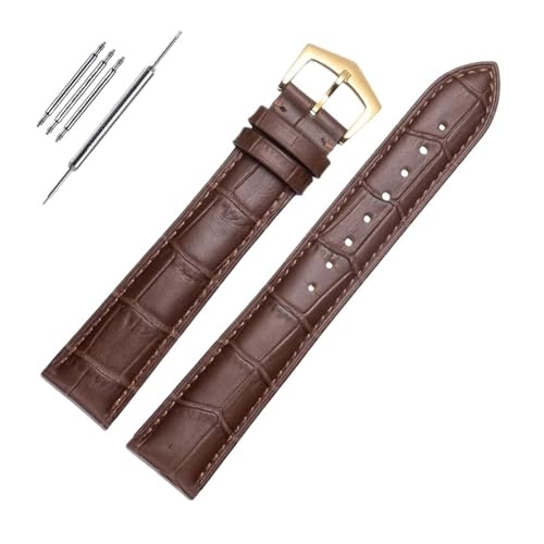 [VEł] pebN tBbv Ol[h 5167Ax 20mm 21mm 22mm uXbg Y fB[X EHb`oh `F[ PP Ή U[EHb`Xgbv(Brown-gold,22mm)