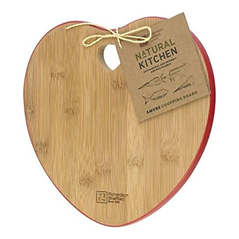 Richardson Sheffield Kitchen Amore Hygienic Bamboo Chopping Board, Natural Wood, 24 x 1.2 x 23 cm Cover