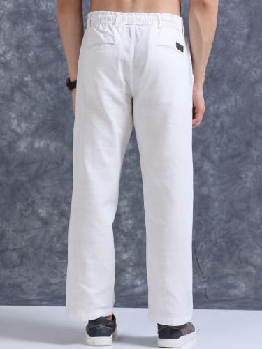 Samfor Linen Pant for Men White - Image 6