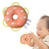 シャオール 鈴付き わっかラトル (ドーナツ / 0歳 ベビー) 赤ちゃん 新生児 知育玩具 ベビーカー ベビーサークル 優しい鈴の音ファーストトイ おもちゃ プレゼント ギフト 歯固め はがため (本物みたいな楽しいかたち/洗濯可能) S11051