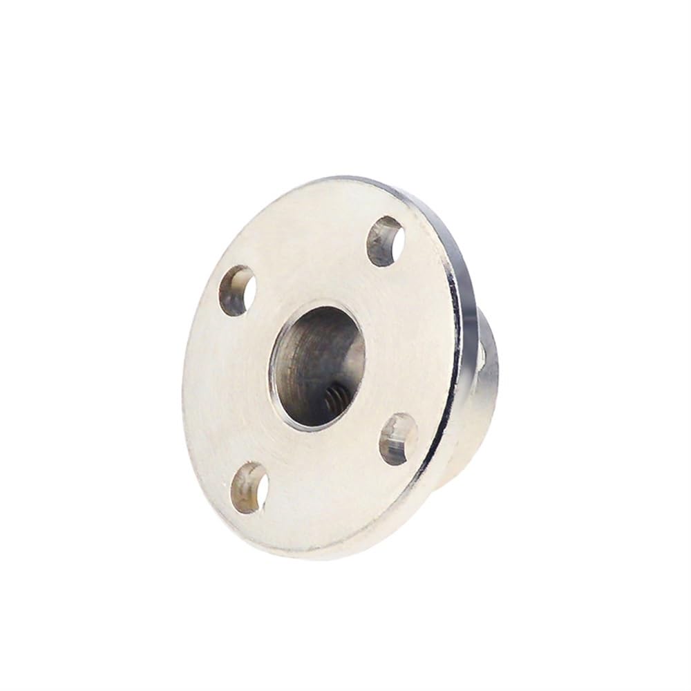 Accouplement à bride rigide for moteur pas à pas, connecteur d'arbre en acier 3,17-14 mm avec clé, 1 pièce(3.17mm)