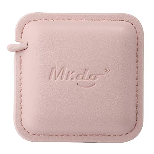 Mr.do Cinta Métrica de Sastre Costura Cuerpo 200cm / 79 Pulgadas Retráctil Piel PU Rosa
