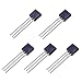 BOJACK TMP36 Temperature Sensors 3 Pin TMP36GZ High Precision Celsius Temperature Sensor (Pack of 5 Pcs)