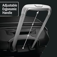 Samsonite Freeform Medium Luggage with Dual 360° Spinner Wheels - Checked Suitcase - TSA Lock, Airline-Approved - Lightweight Durable Polypropylene Expandable Hardshell - White/Grey — image 4