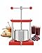 0.53 Gal Fruit Wine Press - 100% Natural Juice Making for Apple/Carrot/Orange/Berry/Vegetables,Food-Grade Stainless Steel Cheese&Tincture&Herbal Press