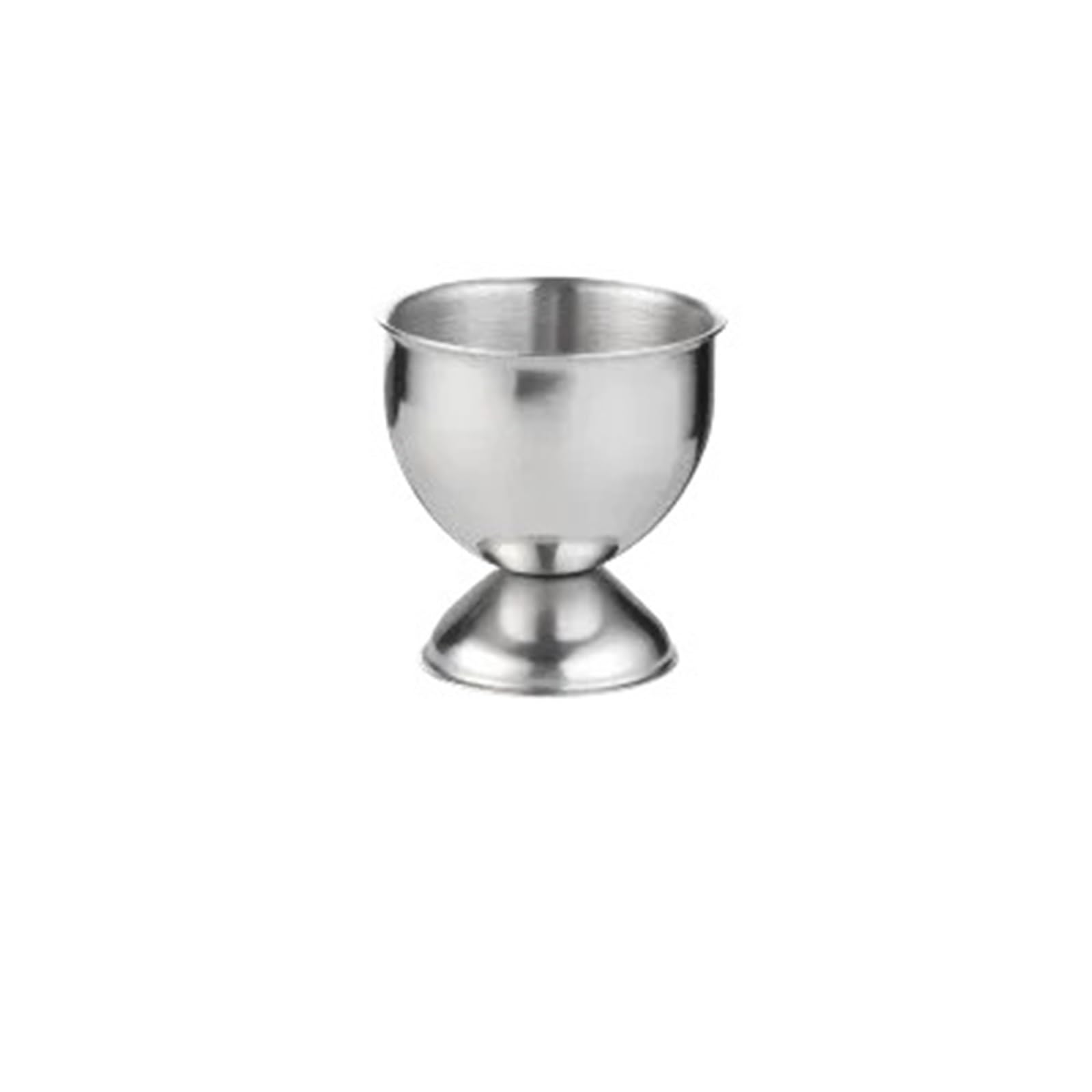 Coquetiers, Porte-œufs en Or et Argent, Support de Tasse Table, Outil Cuisine for Le Petit déjeuner, 4 pièces(Silver)