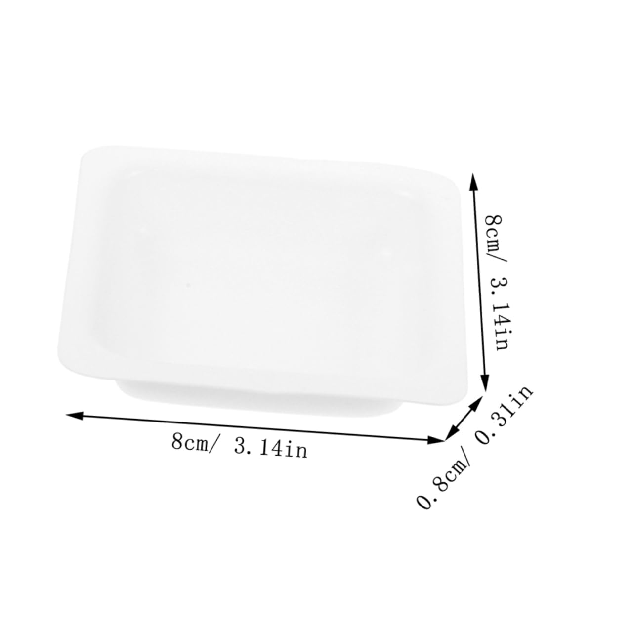 Gatuida Lot de 10 Bateaux de Pesage pour Échantillons, 100ml, Plastique Blanc, Compatibles Balances, pour Laboratoire