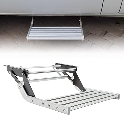Marchepied manuel de camping-car anti-glisse et résistant à 150 kg