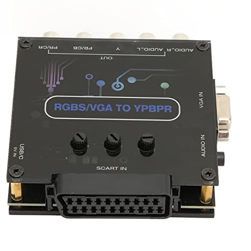 Image of RGBS VGA SCART to YPBPR Converter for SFC, for for N64, for 1, for 2, for for, for MD, for Saturn