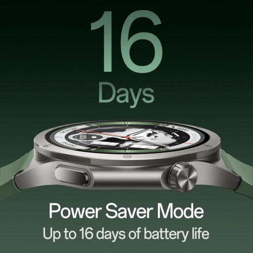 Image of OnePlus Watch4 47mm OLED,43g Ti,16-Day Battery, Health Track, 90+Sports, Green