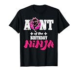 Photo Gallery aunt of the birthday ninja funny girl ninja compleanno maglietta Photo Gallery aunt of the birthday ninja funny girl ninja compleanno maglietta
