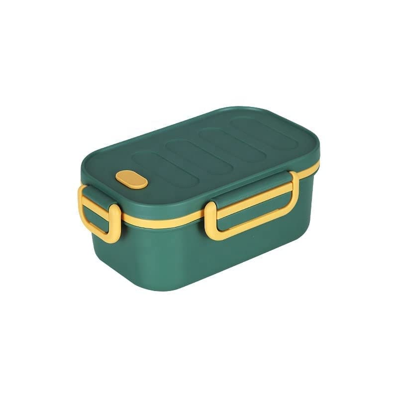 Image of Mayatra's Double Layered Lunch Box | | Leak Proof | Tiffin Box with Handle | for Women and Men Office, Kids to School Easy to Carry| 1000 ML (Green)