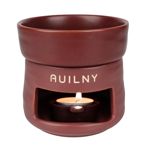 Ceramic Wax Melt Warmer No Electricity Needed Essential & Fragrance Oil Diffuser Incense Aroma Burner Tealight Candle Holder an Elaborate Gift (Candle Not Included)