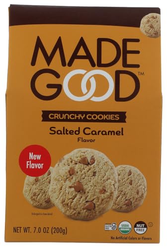 Madegood Organic Salted Caramel Crunchy Cookies, 7 Oz