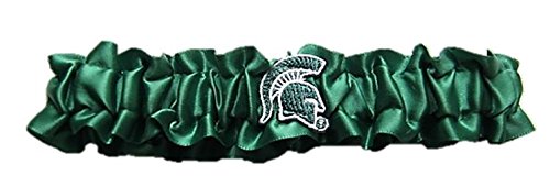 Michigan State Dainty Satin Garter